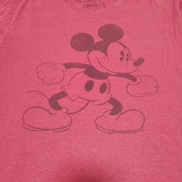 Disney Red Unisex Mickey Mouse Short Sleeve Tee - Picture 2 of 8